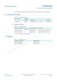 PCA85132U/2DB/Q1 Datasheet Pagina 2