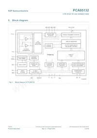 PCA85132U/2DB/Q1數據表 頁面 3