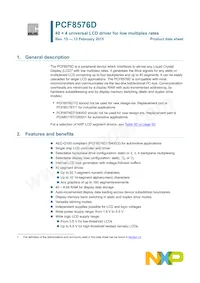 PCF8576DT/F2 Datasheet Copertura