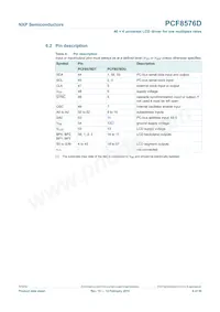 PCF8576DT/F2 Datasheet Pagina 6