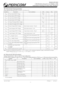 PI4ULS5V202UE Datasheet Page 3