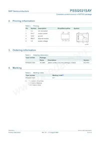 PSSI2021SAY Datasheet Pagina 3