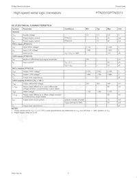 PTN3311D Datasheet Pagina 4