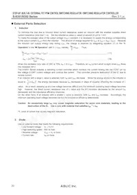 S-8351C50UA-J7JT2U Datasheet Pagina 20