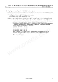 S-8351C50UA-J7JT2U Datasheet Pagina 23