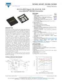 SIC466ED-T1-GE3 Datasheet Cover