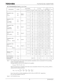 TC74VHC163FT(ELK Datasheet Pagina 8