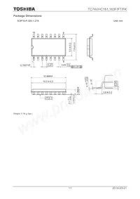 TC74VHC163FT(ELK Datasheet Pagina 11