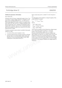 UBA2032TS/N2 Datasheet Page 15