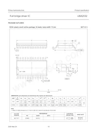 UBA2032TS/N2 Datasheet Page 16