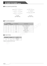 XC9281A36E1R-G Datasheet Pagina 4