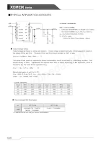 XCM526BD9ADR-G數據表 頁面 8