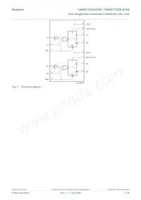 74AHCT123ABQ-Q100X Datasheet Pagina 3