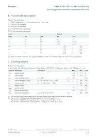 74AHCT123ABQ-Q100X數據表 頁面 6