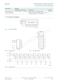 74AHCT164BQ-Q100X數據表 頁面 2