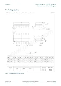 74AHCT164BQ-Q100X Datasheet Pagina 11