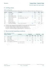 74AHCT594DB Datasheet Pagina 6