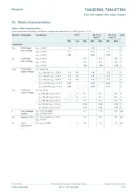 74AHCT594DB數據表 頁面 7