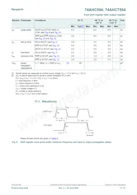 74AHCT594DB Datasheet Pagina 11