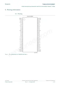 74ALVCH162601DGGS Datasheet Pagina 4