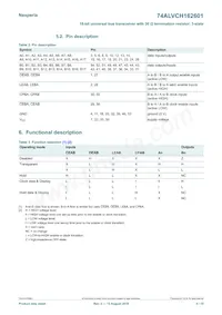 74ALVCH162601DGGS Datasheet Pagina 5