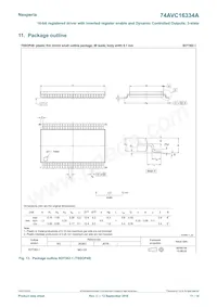 74AVC16334ADGG Datasheet Pagina 11