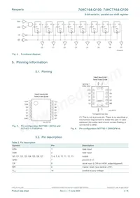 74HCT164BQ-Q100X數據表 頁面 3