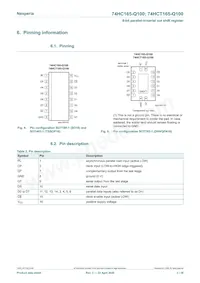 74HCT165D-Q100數據表 頁面 3