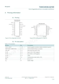 74HCT4538D-Q100 Datasheet Pagina 4