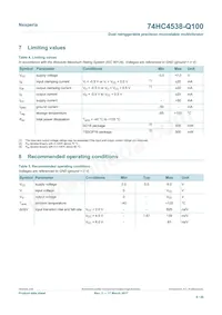 74HCT4538D-Q100 Datasheet Page 6