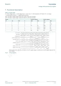 74LV4094DB Datenblatt Seite 4