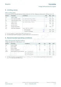 74LV4094DB Datenblatt Seite 5