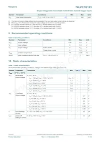 74LVC1G123GM Datasheet Page 5