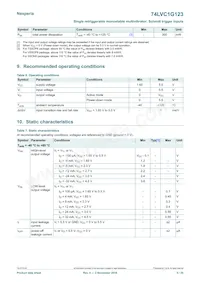 74LVC1G123GM數據表 頁面 5