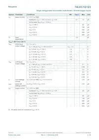 74LVC1G123GM Datasheet Pagina 6