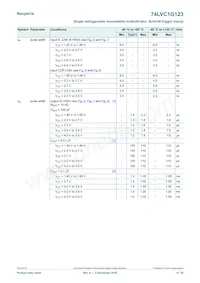 74LVC1G123GM數據表 頁面 9