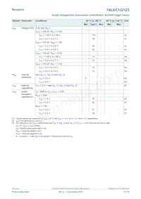 74LVC1G123GM Datasheet Page 10