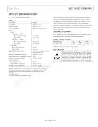 AD5112BCPZ80-500R7 Datasheet Pagina 11