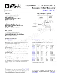 AD5141WBCPZ10-RL7數據表 封面