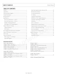 AD5141WBCPZ10-RL7 Datasheet Pagina 2