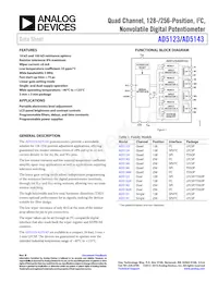 AD5143BCPZ10-RL7數據表 封面