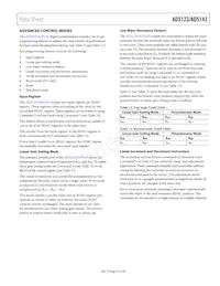 AD5143BCPZ10-RL7 Datasheet Pagina 21