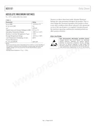 AD5161BRM50-RL7 Datasheet Pagina 6