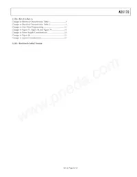 AD5170BRM10-RL7 Datasheet Pagina 3