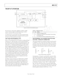 AD5170BRM10-RL7 Datasheet Pagina 15