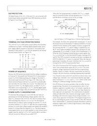 AD5170BRM10-RL7 Datasheet Pagina 17