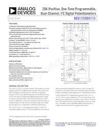 AD5173BRMZ50-RL7數據表 封面