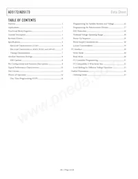 AD5173BRMZ50-RL7 Datasheet Pagina 2