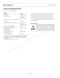 AD5173BRMZ50-RL7 Datasheet Pagina 8