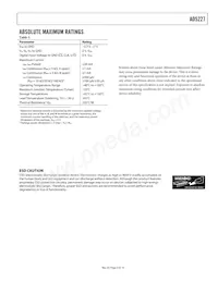 AD5227BUJZ100-R2 Datasheet Pagina 5